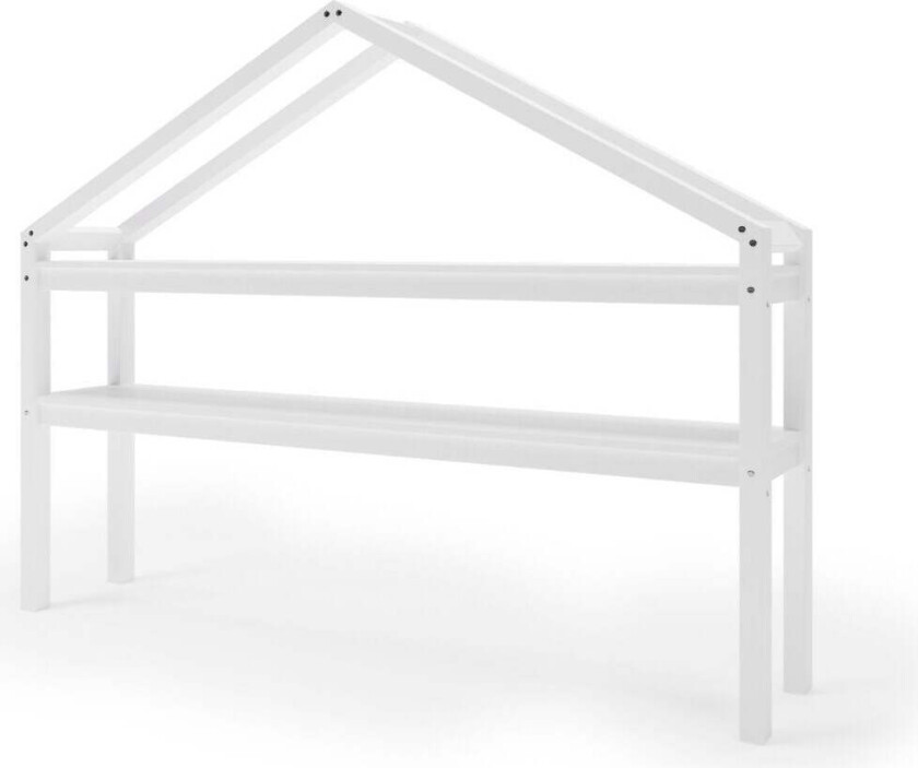 YappyKids YappyHytte Bokhylle, Hvit - Hyller & Skap - Tre