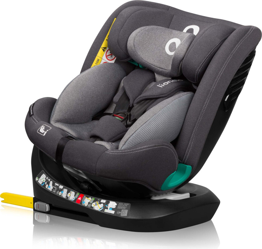 Bastiaan One I-size Bilstol, Grey Stone -  ISOFIX