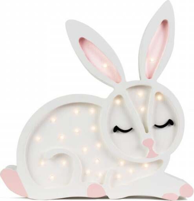 Lampe Kanin, Hvit - Nattlamper - Tre