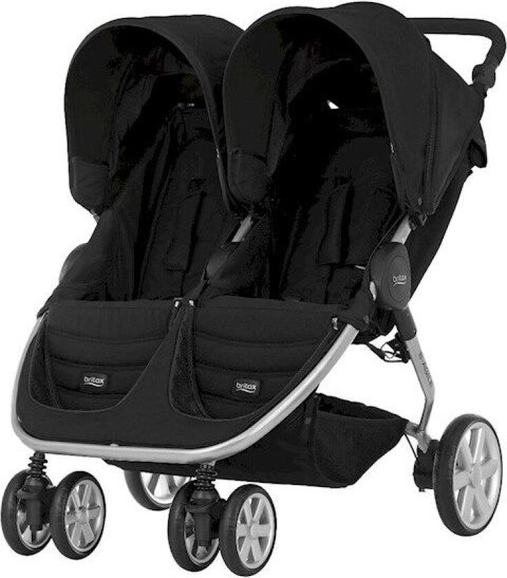 Søskenvogn B-Agile Double, Cosmos Black - Dobbelvogn