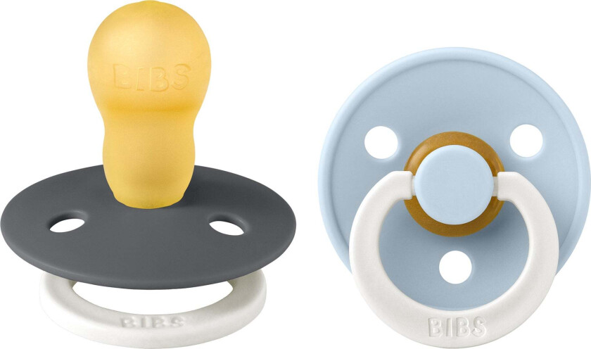 Colour Smokk 2-Pack Lateks Str 3 Rund, Iron GLOW/Baby Blue GLOW - Smokker - Lateks