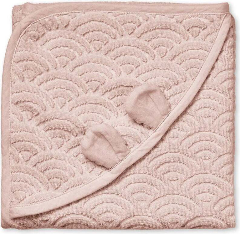 Baby Badekåpe, Dusty Rose - Badehåndklær