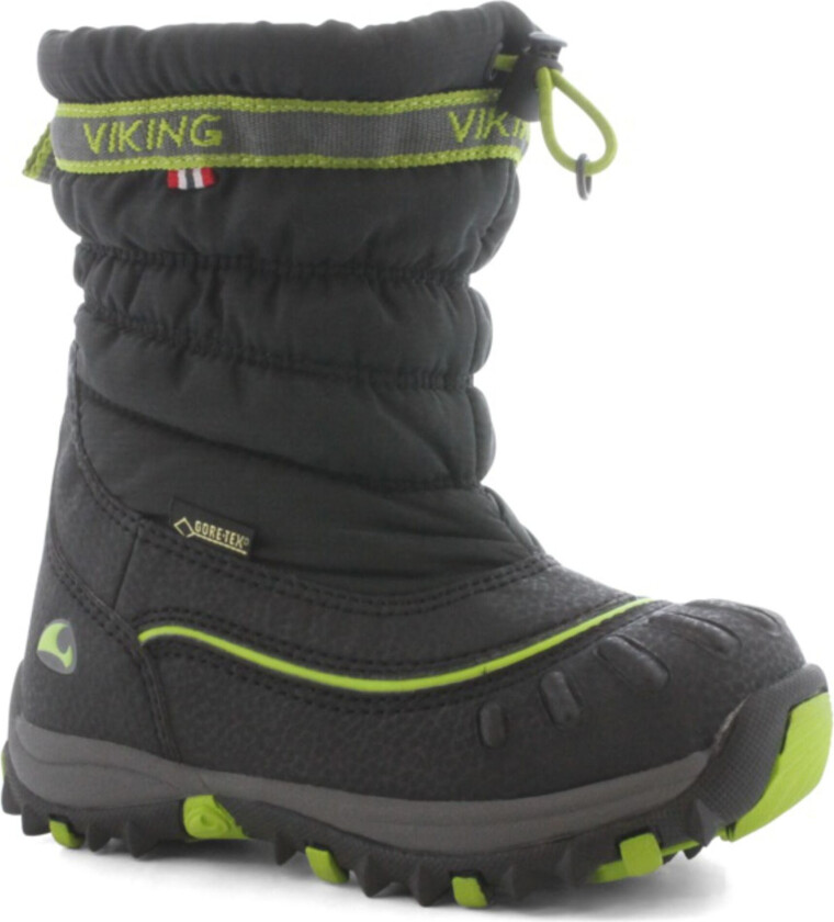 Windchill GTX Vintersko, Black/Lime Str 20 - Vintersko & Vinterstøvler - Best i test