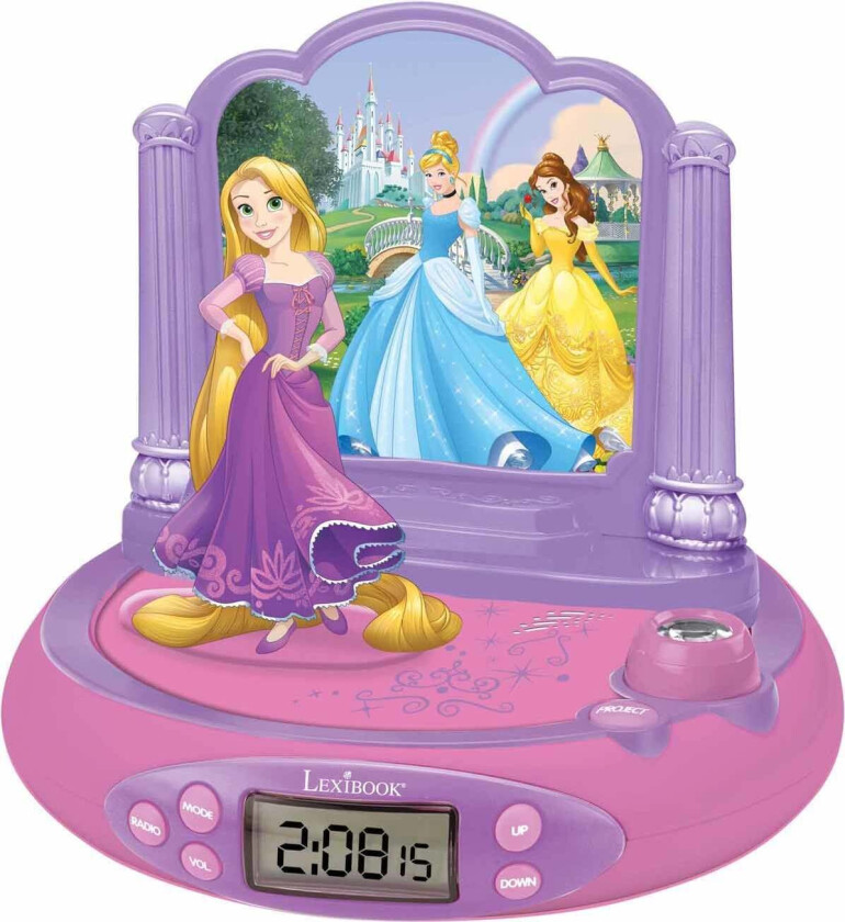 Projektorklokke Med Lyd Rapunzel - Klokker