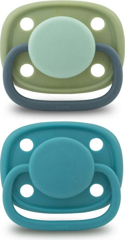 Knoppa Smokk, Blå/Grønn - Smokker