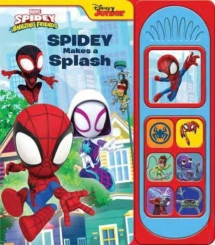 Disney Junior Marvel Spidey Makes A Splash Sound Book av P I Kids