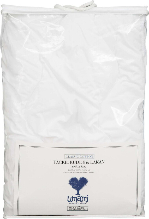 Sengesett 3 Deler 100x130, Hvit - Sengesett - 100% Polyester