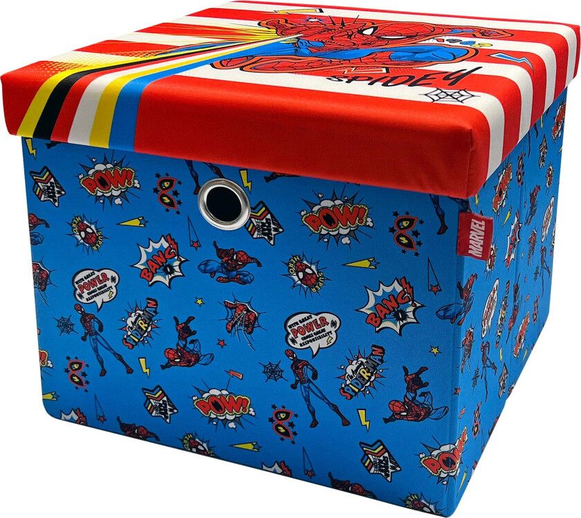 Puff med Oppbevaring, Flerfarget - Sittemøbler - Polyester