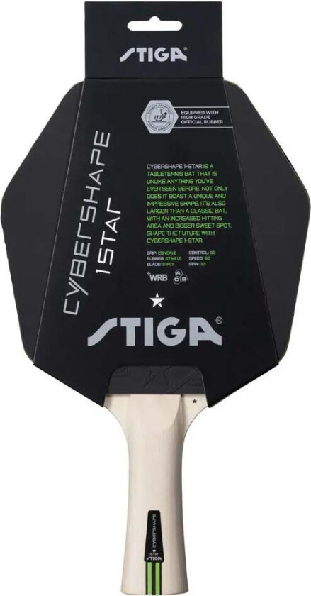 Cybershape 1-star Bordtennisracket -  Bordtennis - Tre,Gummi