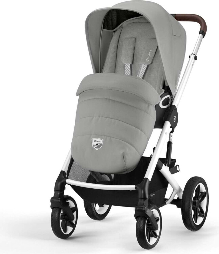 TALOS S Lux Sportsvogn, Stone Grey/Silver -  Vendbar Sittedel