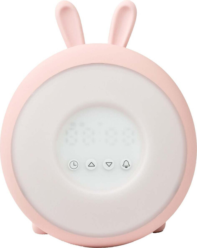 Rabbit &  Friends Wake Up Lamp, Soft Rose -  Nattlamper