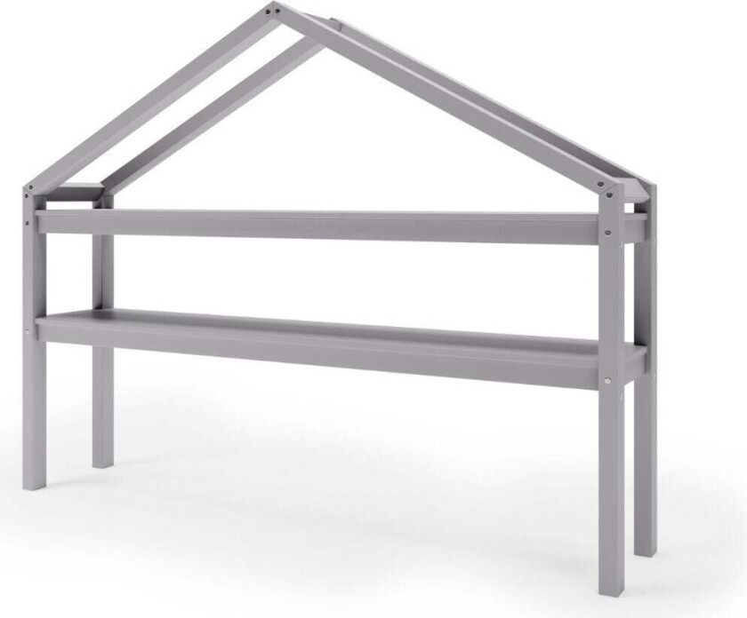 YappyKids YappyHytte Bokhylle, Lysegrå - Hyller & Skap - Tre