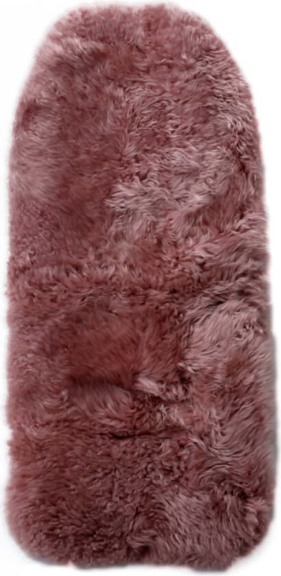 Sittepute Lammeskinn Langhåret, Dark Rose - Sitteputer & Lammeskinn