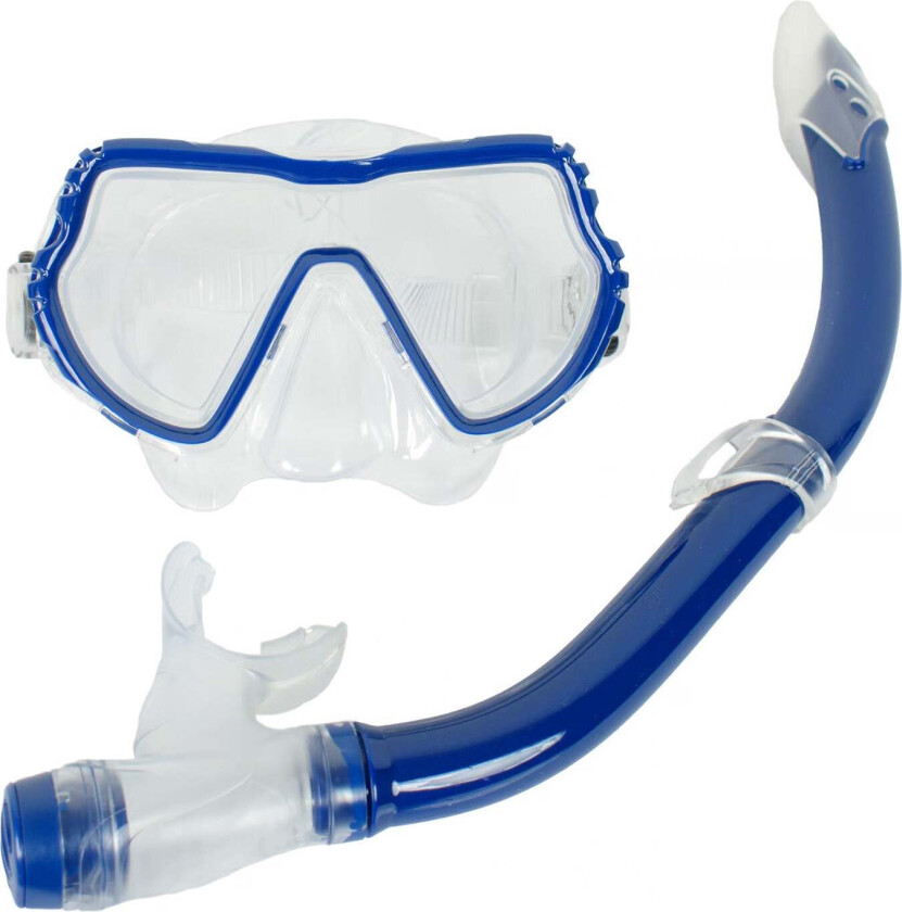 Helmaske JR, Blå - Dykkermasker & Snorkelsett - Silikon,Plast