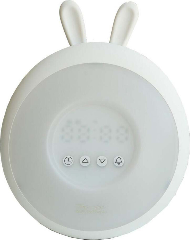Rabbit &  Friends Wake Up Lamp, White -  Nattlamper