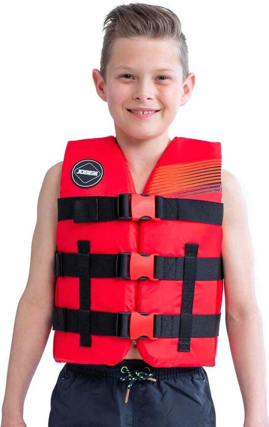 Flytevest Nylon Junior, Rød - Båt & Fiske