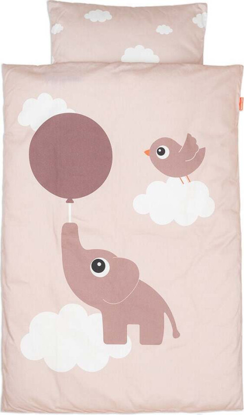 Elphee Sengesett 100 x 140, Rosa - Sengesett - Bomull