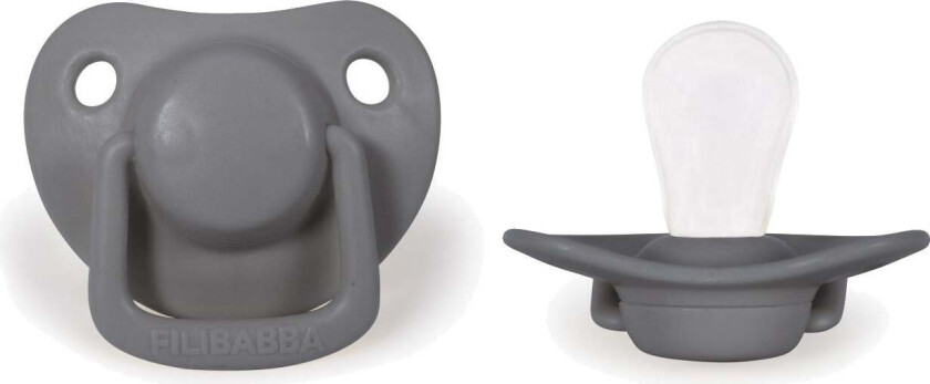 Smokk 0-6m 2-pack, Dark Grey - Smokker - Silikon