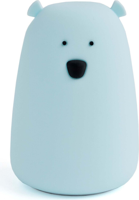 ByMoxo Lampe Stor Bjørn, Blå - Nattlamper - Silikon