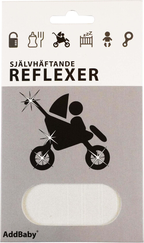 Bilde av Refleksklistremerker, Sølvfarget - Lamper & Reflekser