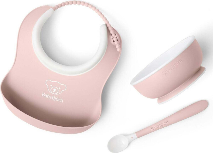 Matsett 3 Deler, Blekrosa - Bestikk & Servering