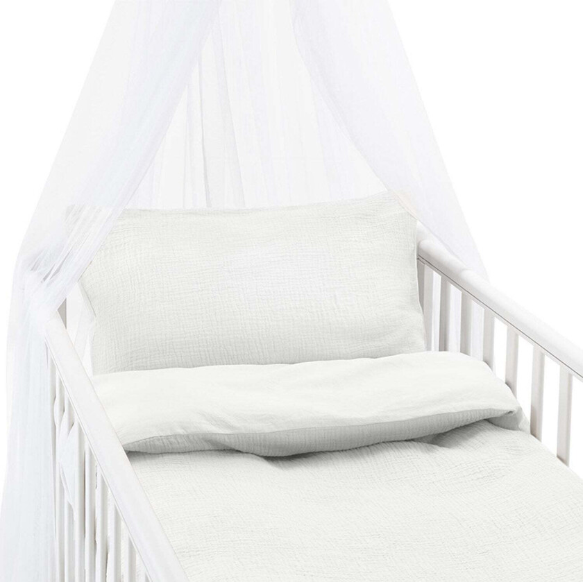 Sengesett Rolling 100 x 130 2-delt, Hvit - Sengesett - 100% Bomull