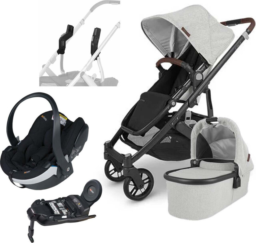 CRUZ V2 Duovogn inkl. BeSafe iZi Go Modular X2 &  Base, Anthony Grey -  Duovogner