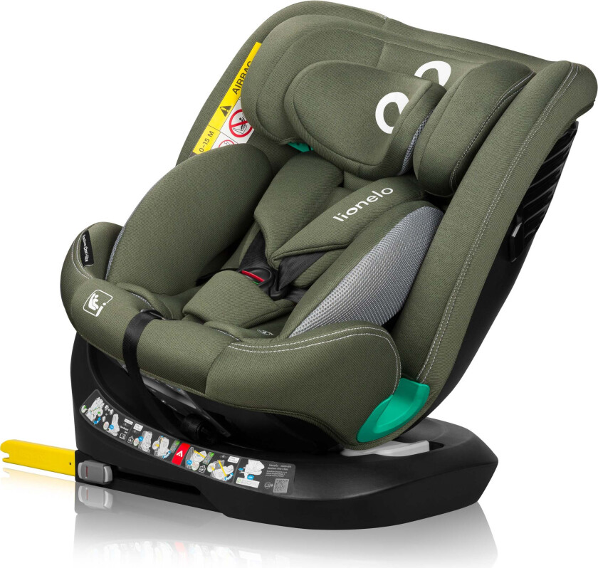 Bastiaan One I-size Bilstol, Green Olive -  ISOFIX