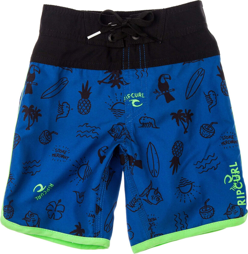 Pacific Rules S/E Badeshorts 12 tommer, Turkish Sea 90 - Badetøy