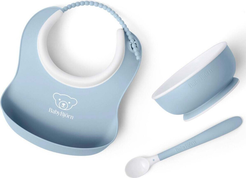 Bilde av Matsett 3 Deler, Blekblå - Bestikk & Servering