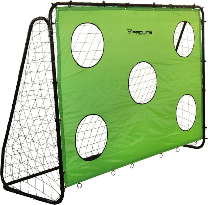 Mål med Presisjonspanel 240 x 170 cm, Svart - Fotball