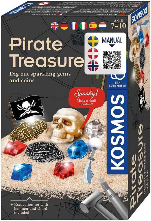 Utgravingssett Sjørøverskatt - Eksperiment