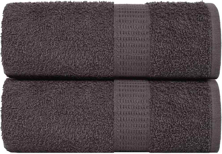 Såpehåndklær 2 stk antrasitt 30x30 cm 360 g/m2 100 % bomull