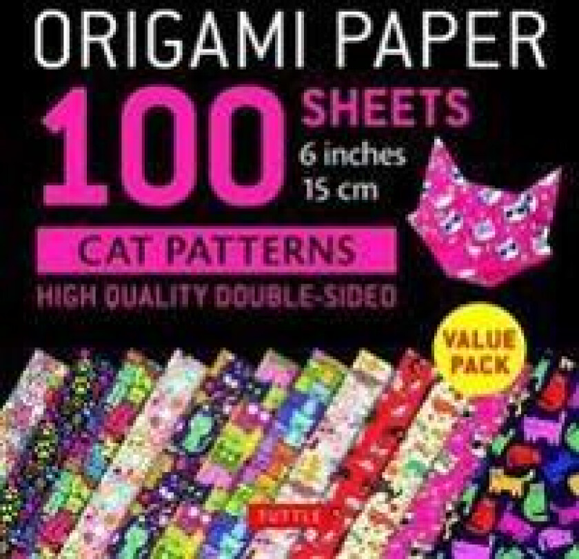 Origami Paper 100 sheets Cat Patterns 6' (15 cm)