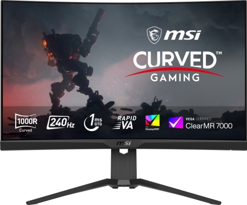 Msi Mpg 275Cqrxf, 68,6 Cm (27"), 2560 X 1440 Pixlar, Wide Quad Hd, 0,5 Ms, Svart