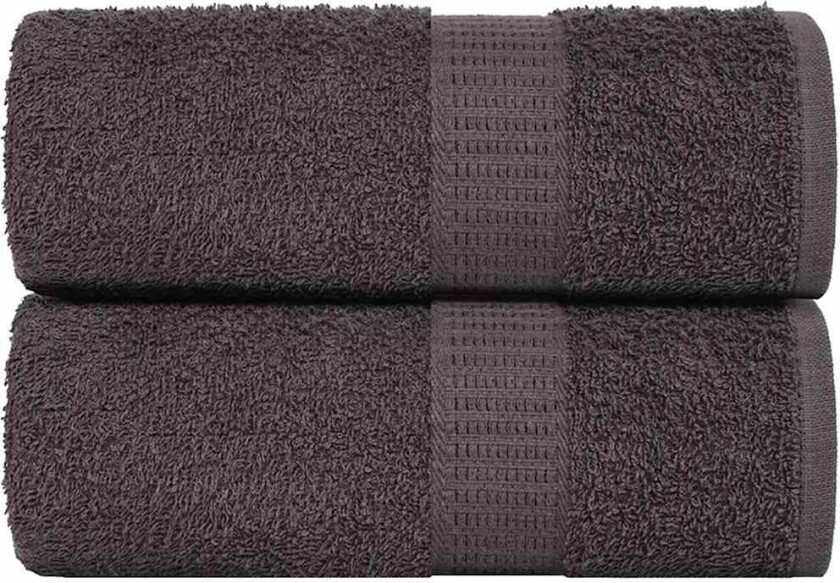 Bilde av Vaskekluter 2 stk antrasitt 15x21 cm 360 g/m2 100 % bomull