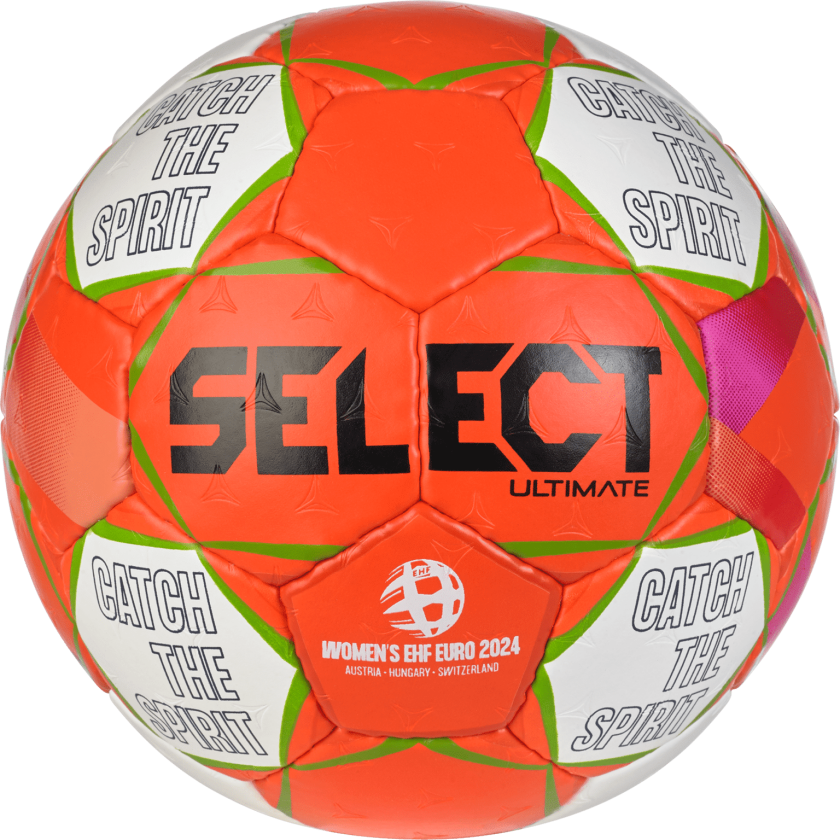 Select HB Ultimate EHF Euro Women v24, håndball ORANGE/WHITE