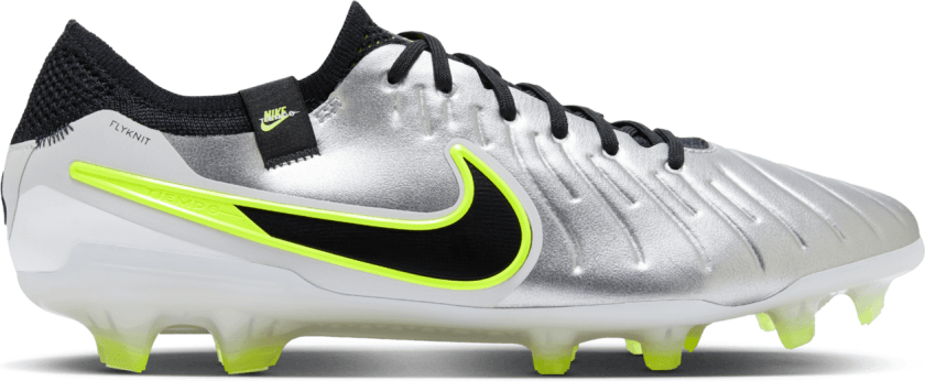 Tiempo Legend 10 Elite FG / Q4 24, fotballsko gress, herre Metallic Silver/Blac