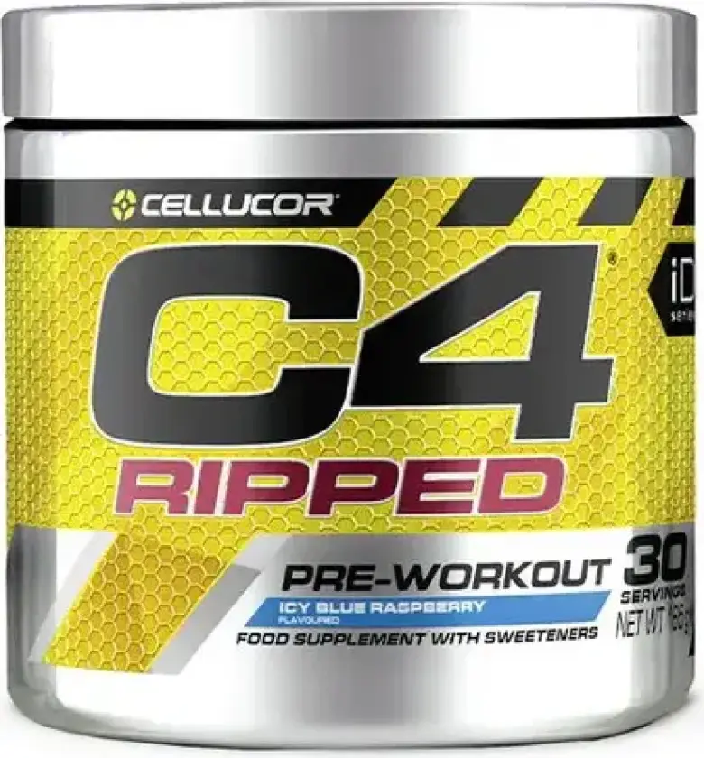 C4 Ripped Pre Workout 165 g, PWO & Fettforbrenning