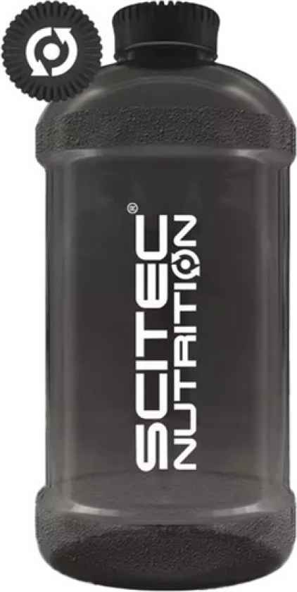 Gallon Scitec 2.2 liter gråsvart drikkeflaske