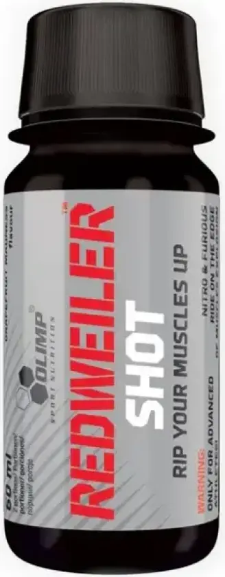 Olimp RedWeiler PWO Shot 20x60 ml, Pre Workout