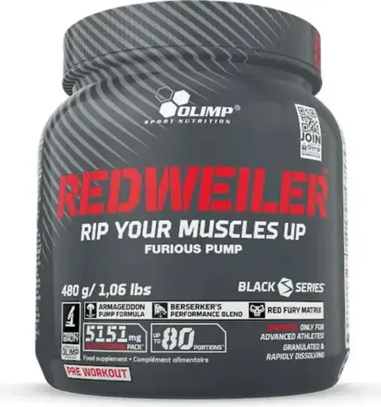Olimp Redweiler PWO 480 g, Pre Workout