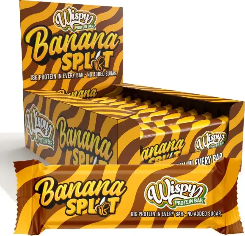 Protein Bar 10x55g, proteinbar med banansmak