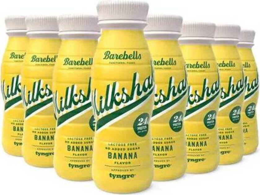 Protein Milkshake 8x330 ml, Banan