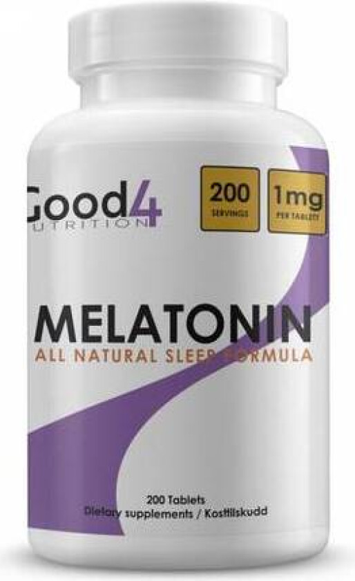 Melatonin 200 tabletter, bedre søvn