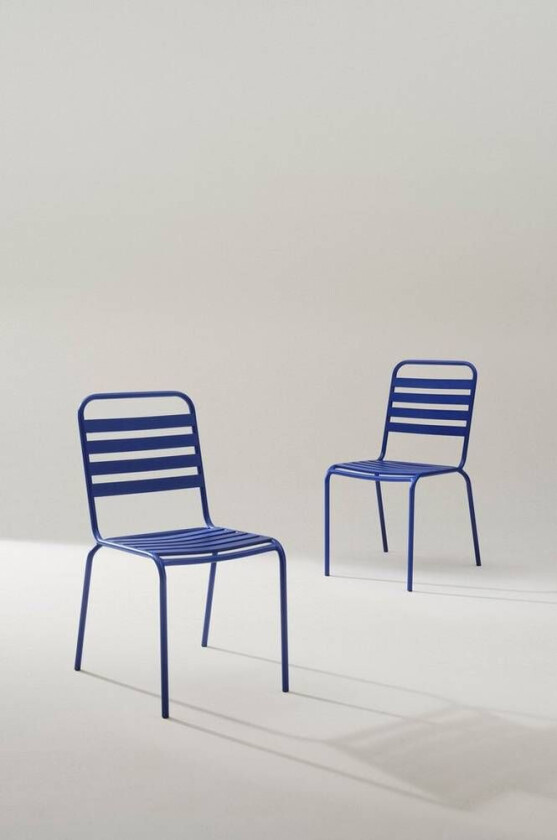 utestol 2-pk Kornblå