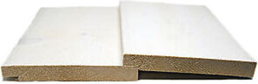 Gran 19x148 e fals gr std grunnet hvit