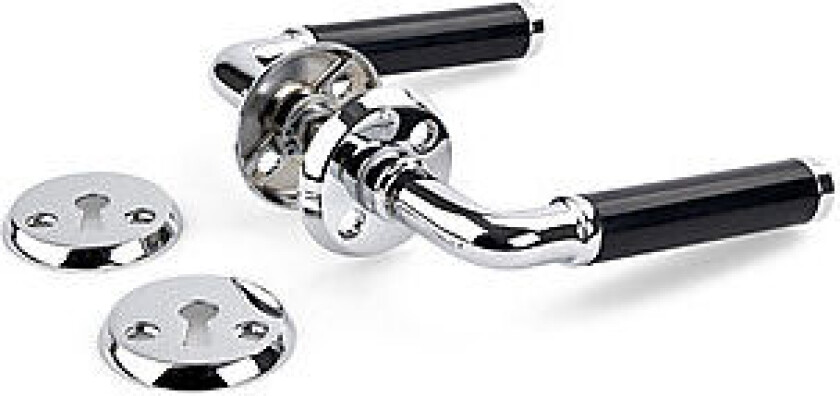 A383 dørhåndtak innerdør svart/krom