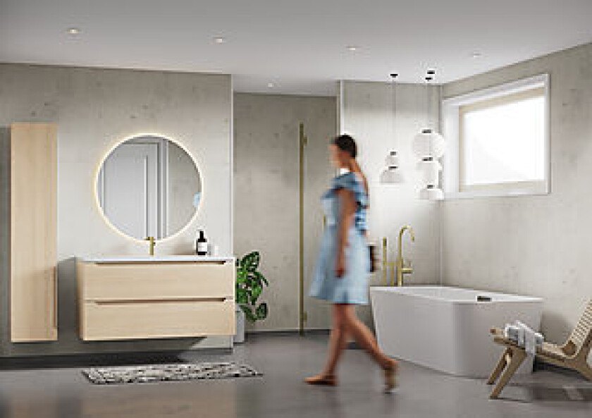 Baderomsplate 8054-M6040 lentini li 11x620x2400 mm