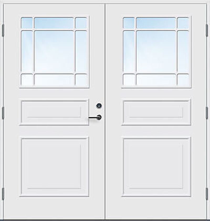 Dør yd tf arendal 17x20v hv gl ncs s 0502-y